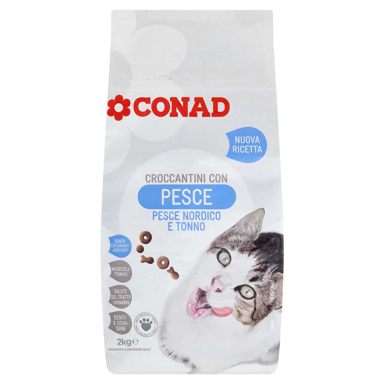 CONAD Croccantini con Pesce Pesce Nordico e Tonno 2 kg