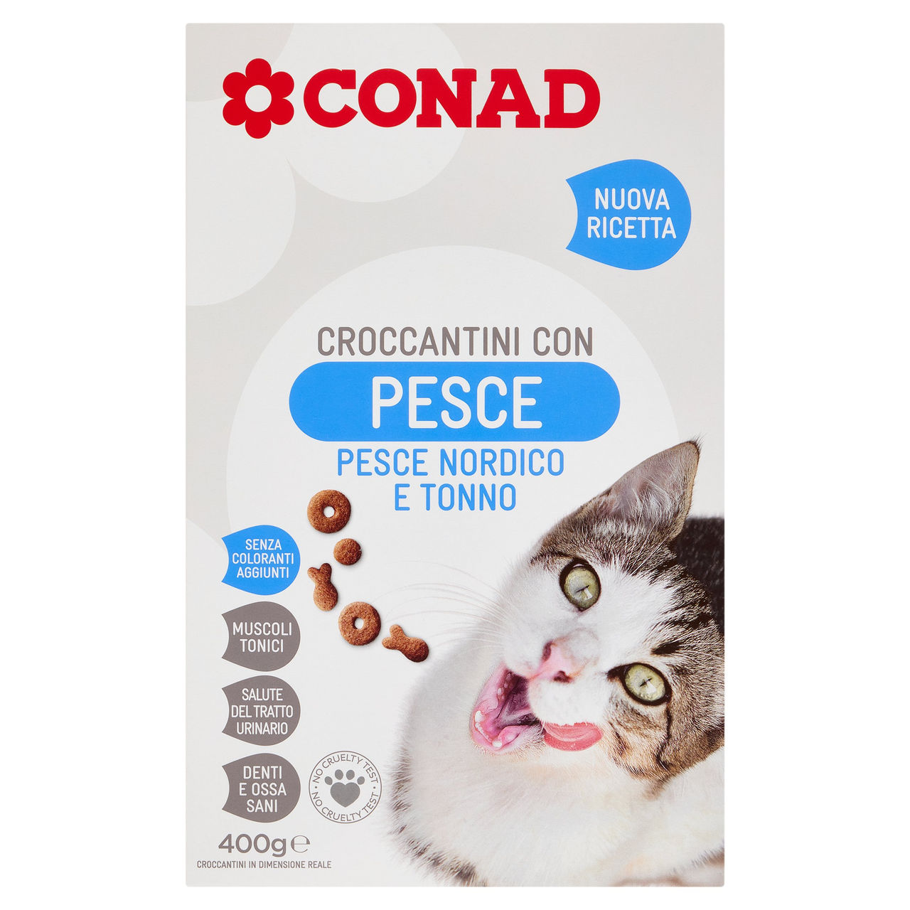 CONAD Croccantini con Pesce Pesce Nordico e Tonno 400 g