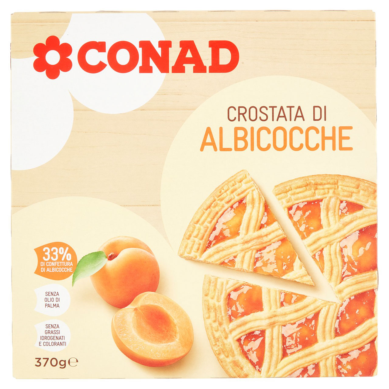 Crostata di Albicocche con confettura Conad