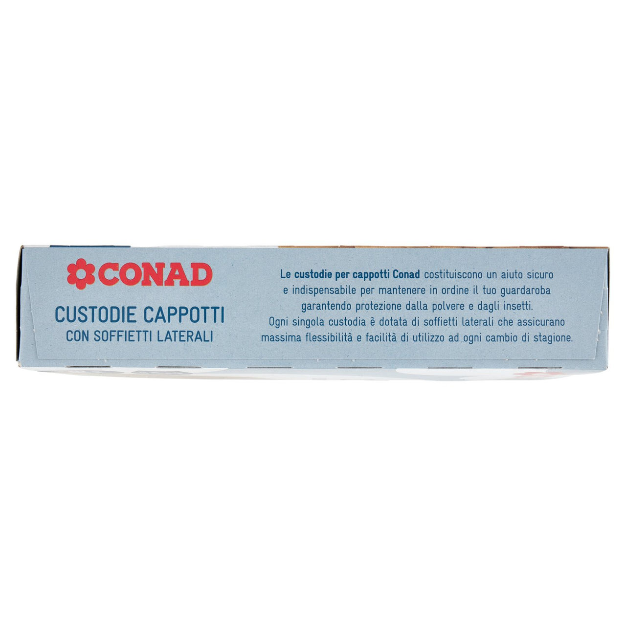 CONAD Custodie Cappotti con Soffietti Laterali 66x140 cm 3 pz