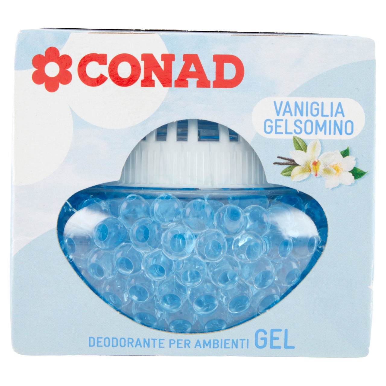 CONAD Deodorante per Ambienti Gel Vaniglia Gelsomino 110 g