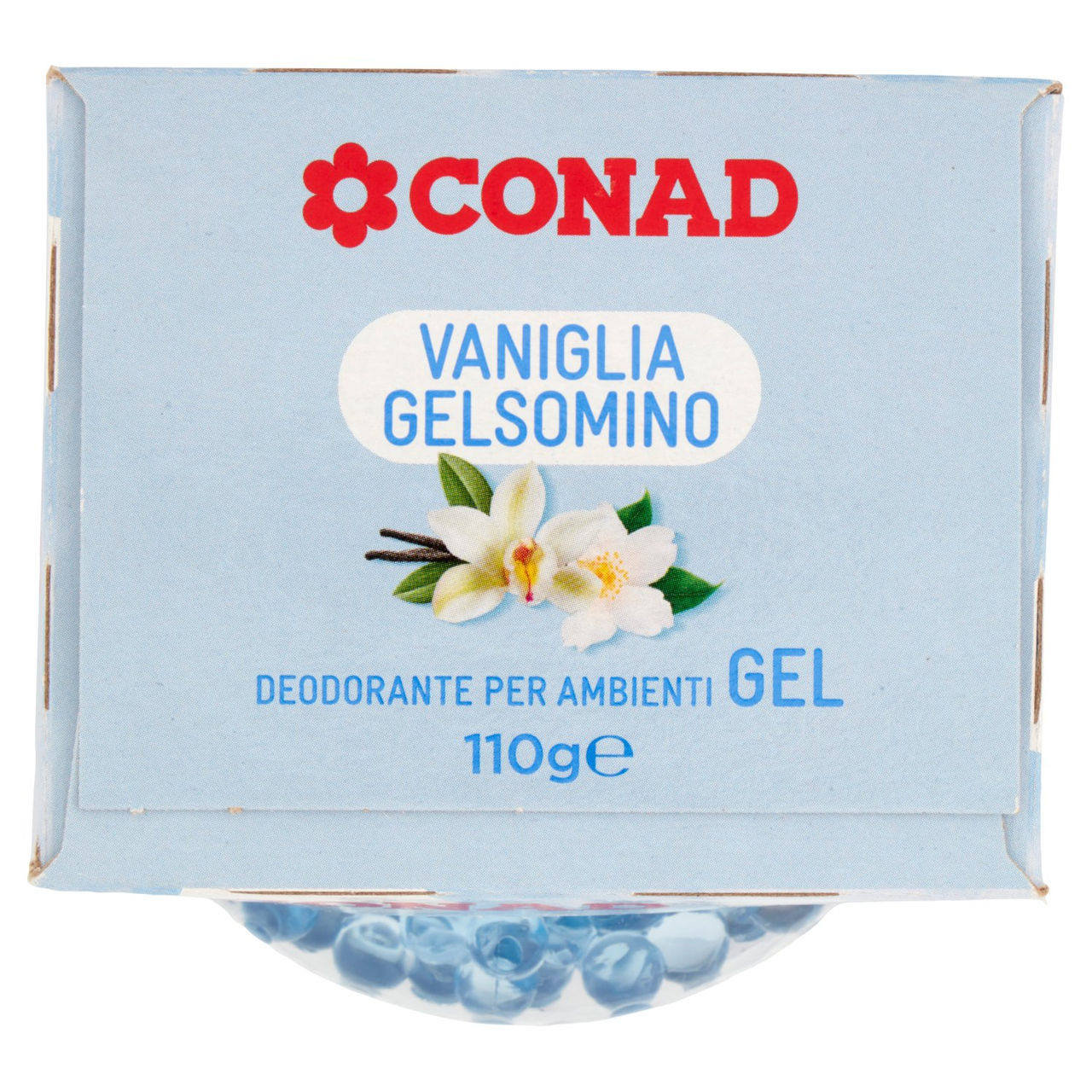 CONAD Deodorante per Ambienti Gel Vaniglia Gelsomino 110 g