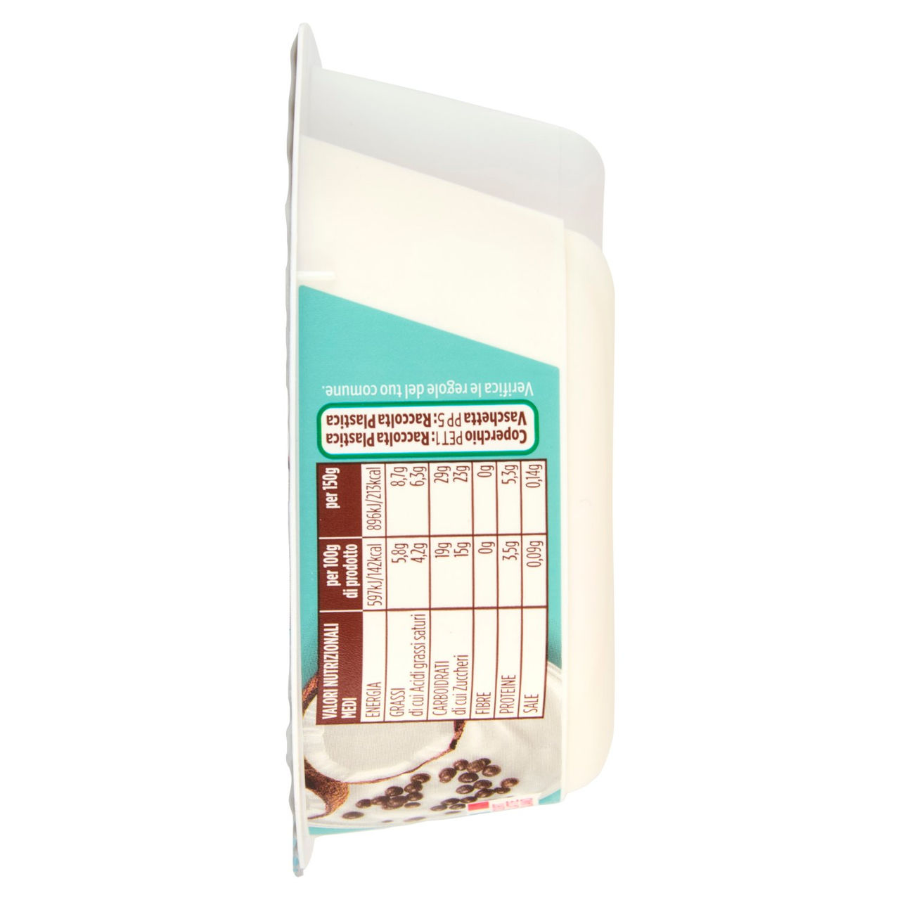 Yogurt Cremoso al Cocco   Palline al Cioccolato