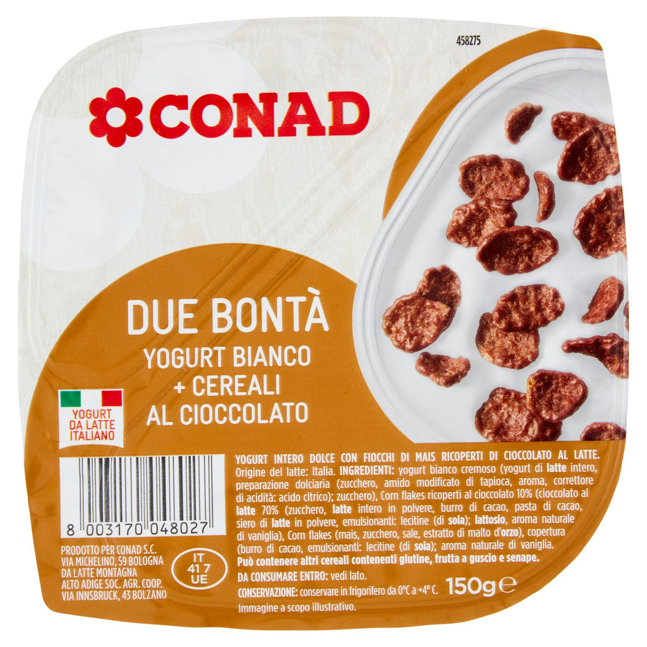 Yogurt con Cereali Conad 150 g in vendita online