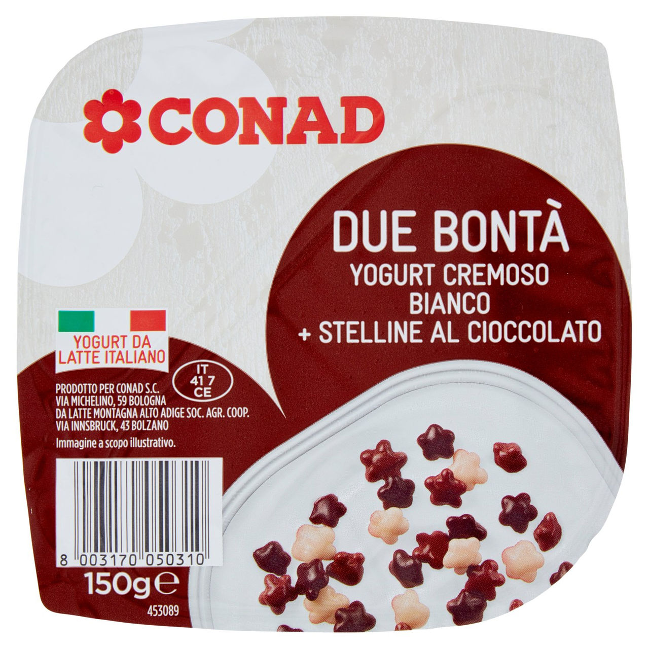 Yogurt Cremoso con Stelline 150g Conad online