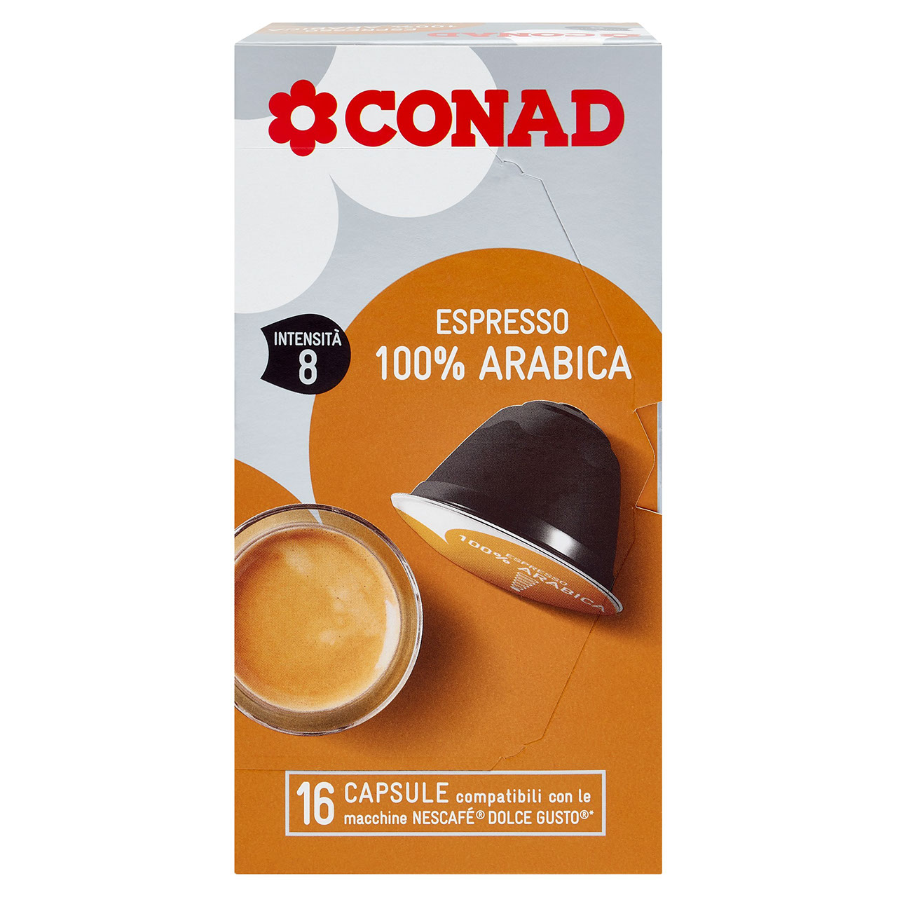 Capsule Arabica per Nescafé Dolce Gusto Conad
