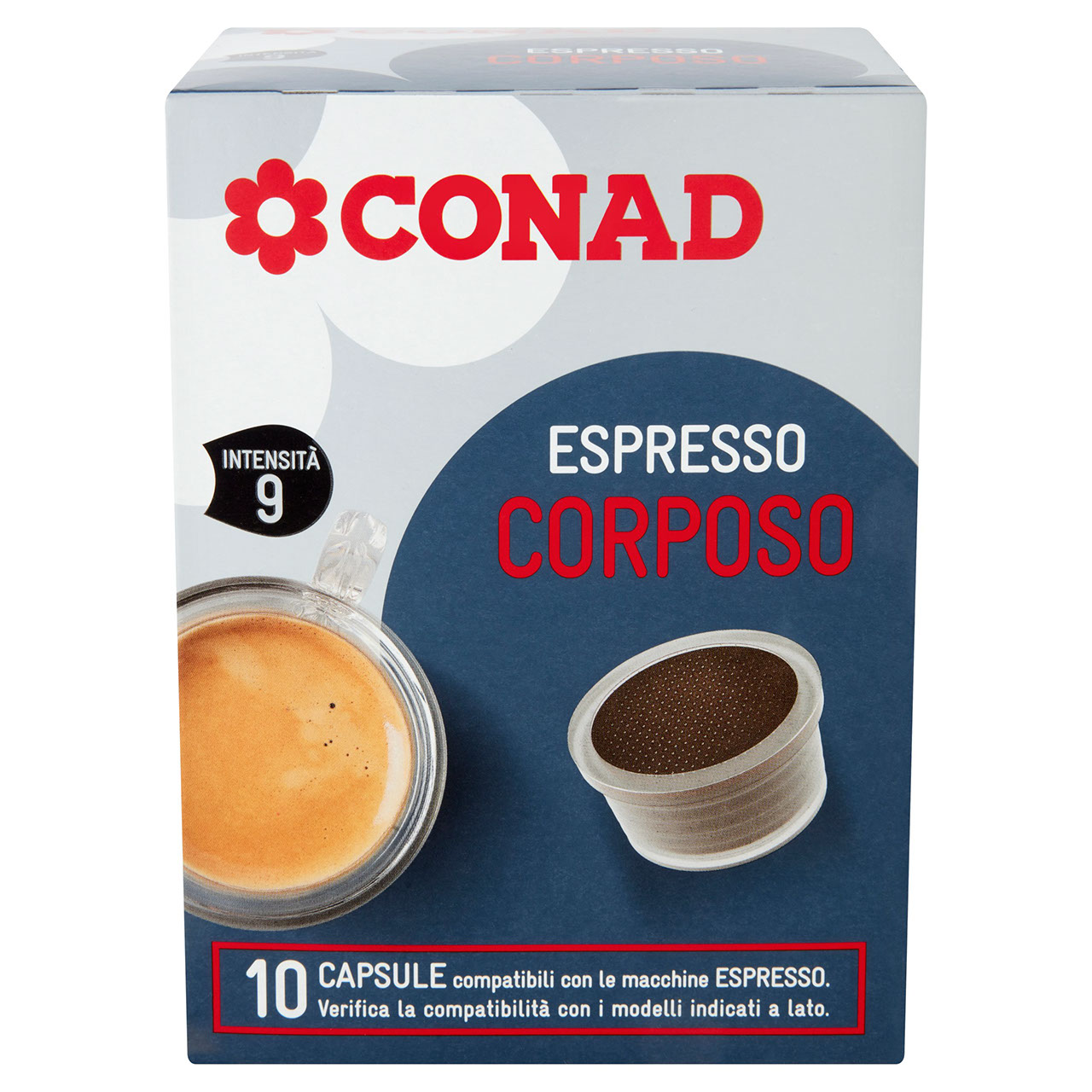 Espresso Corposo 10 Capsule 69 g Conad