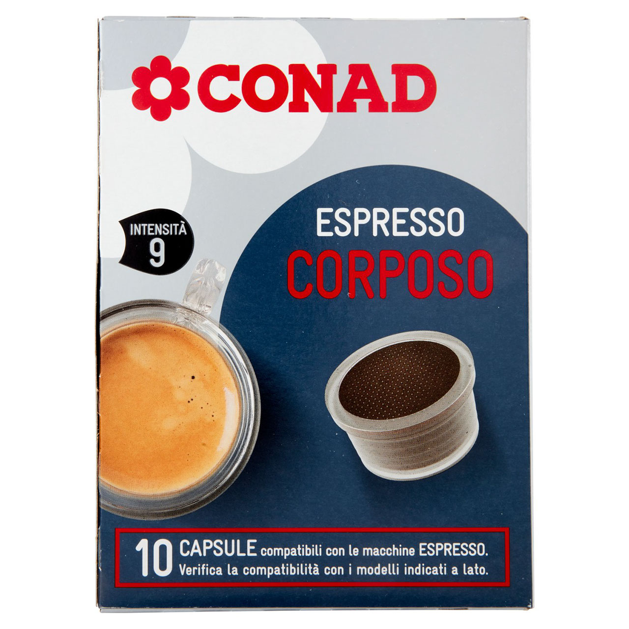 Espresso Corposo 10 Capsule 69 g Conad