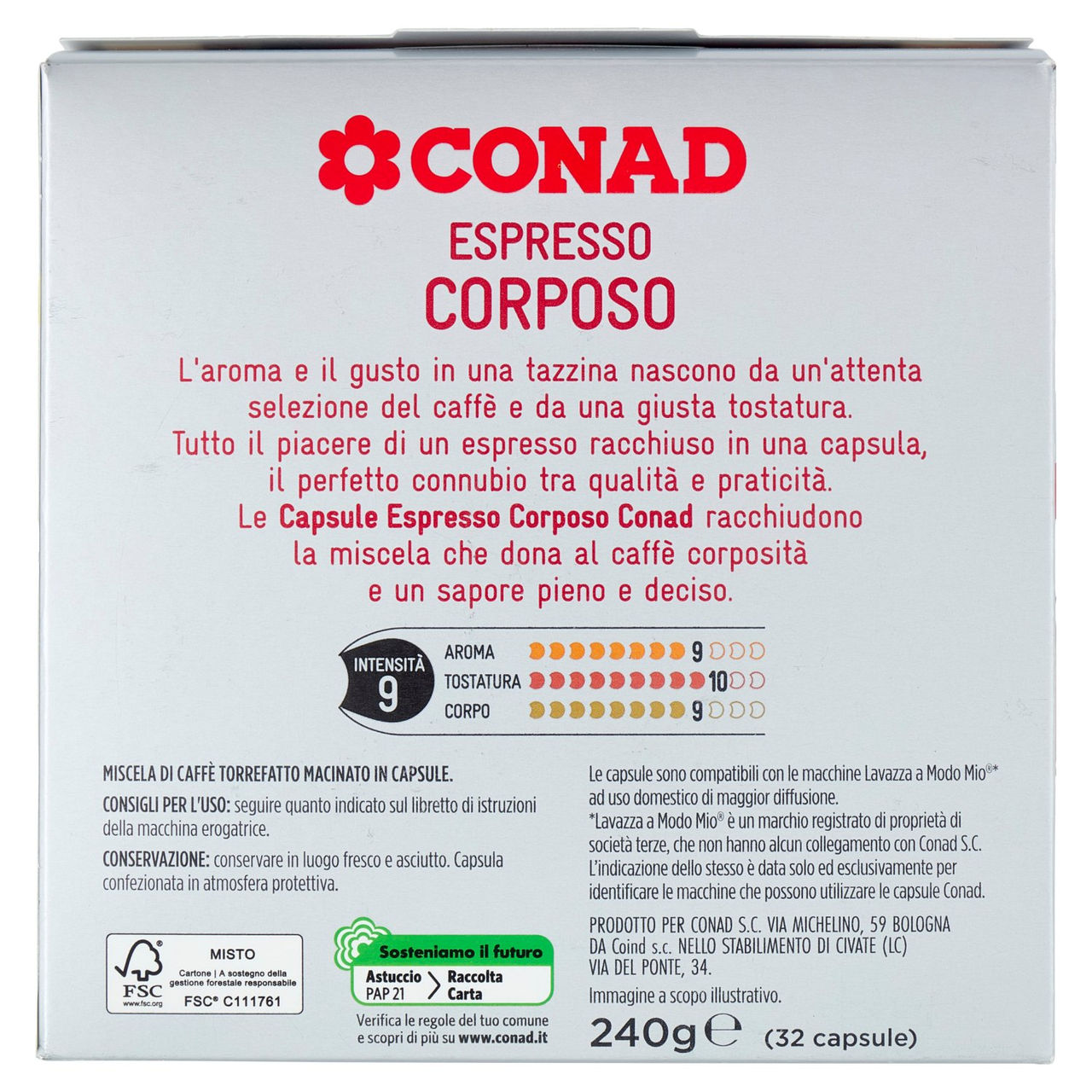 Espresso Corposo Capsule Lavazza a Modo Mio Conad