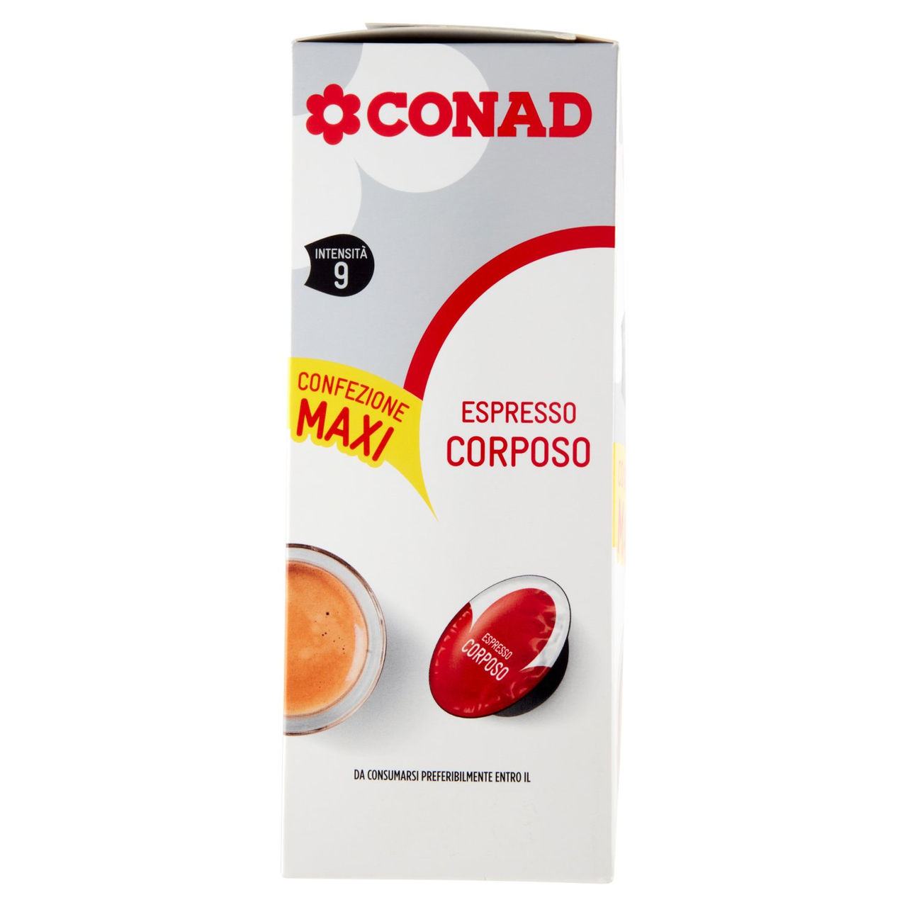 CONAD Espresso Corposo 54 Capsule compatibili con le macchine Lavazza a Modo Mio 405 g