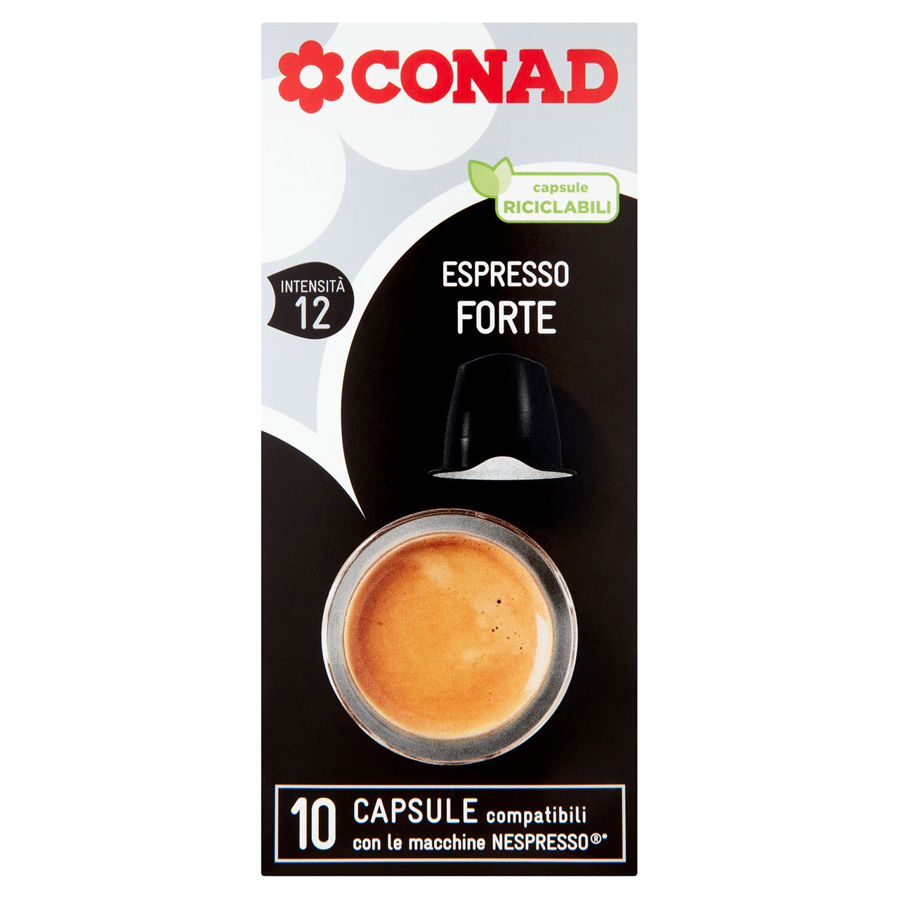 Espresso Forte 10 Capsule 50 g Conad