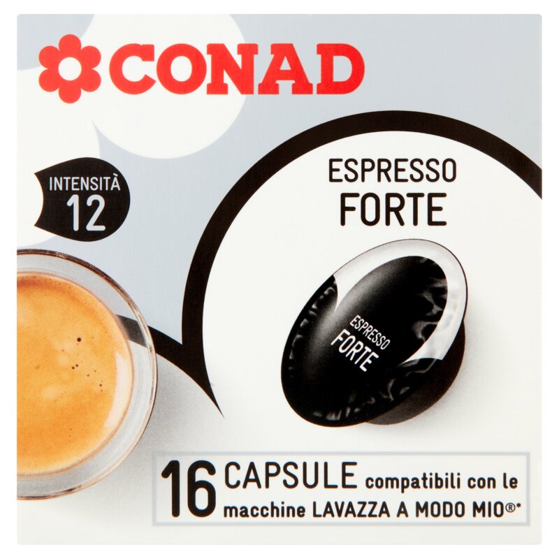 Espresso Forte 10 Capsule 50 g Conad