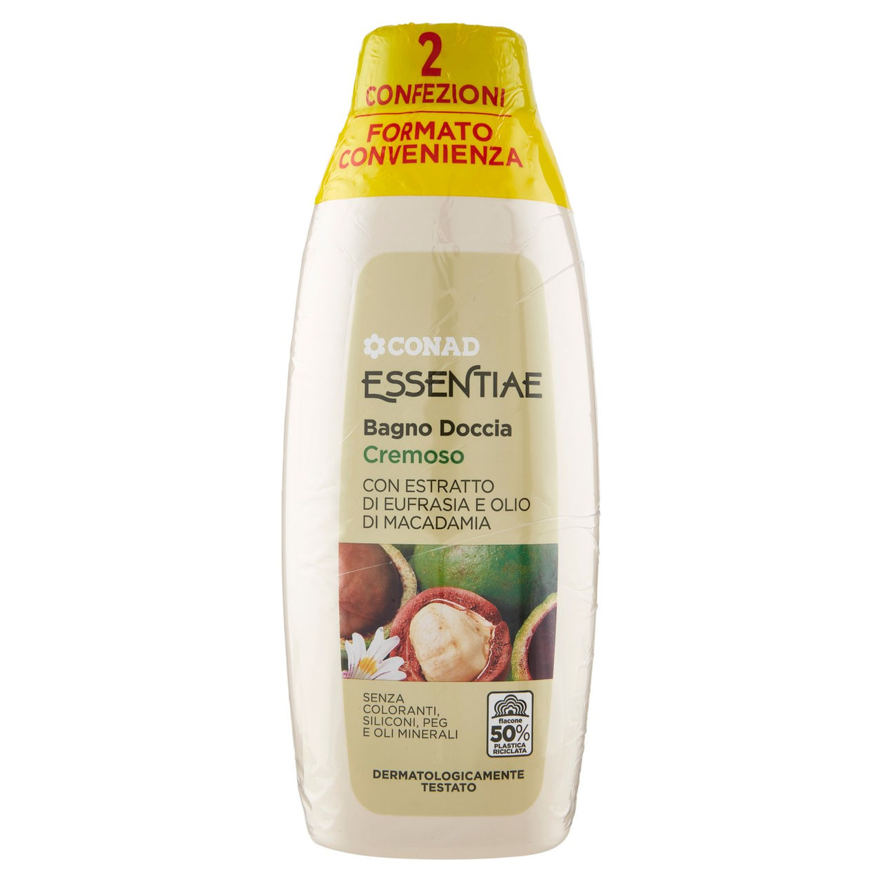 CONAD Essentiae Bagno Doccia Cremoso 2 x 600 ml