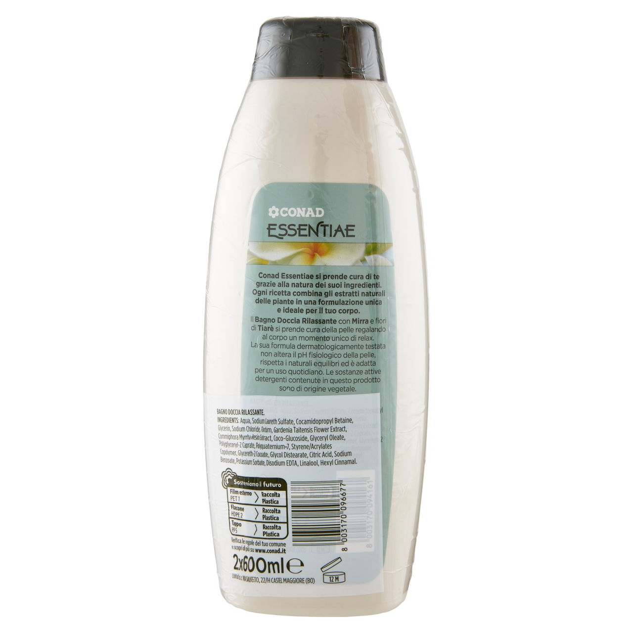 CONAD Essentiae Bagno Doccia Rilassante 2 x 600 ml