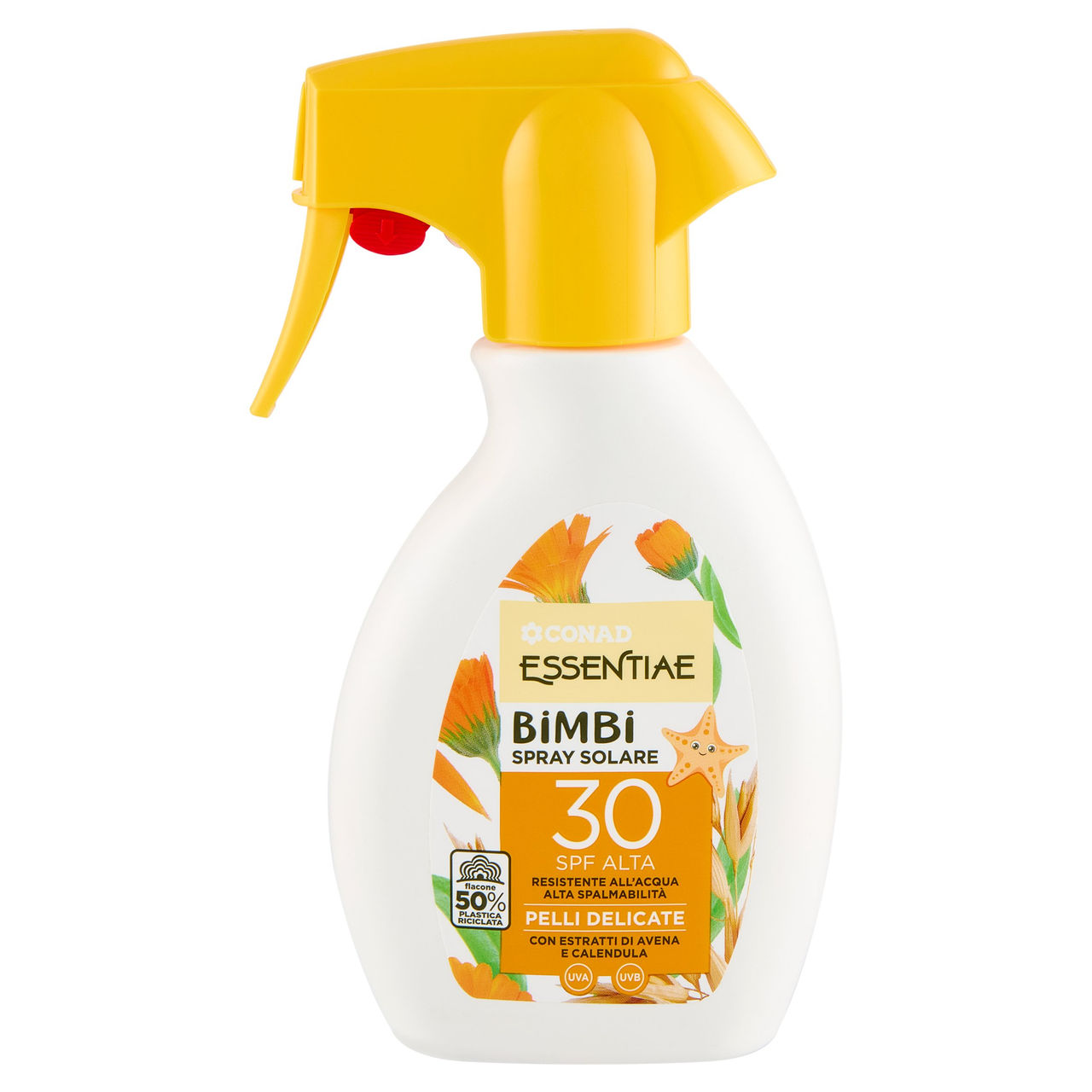 CONAD Essentiae Bimbi Spray Solare 30 SPF Alta Pelli Delicate 200 ml