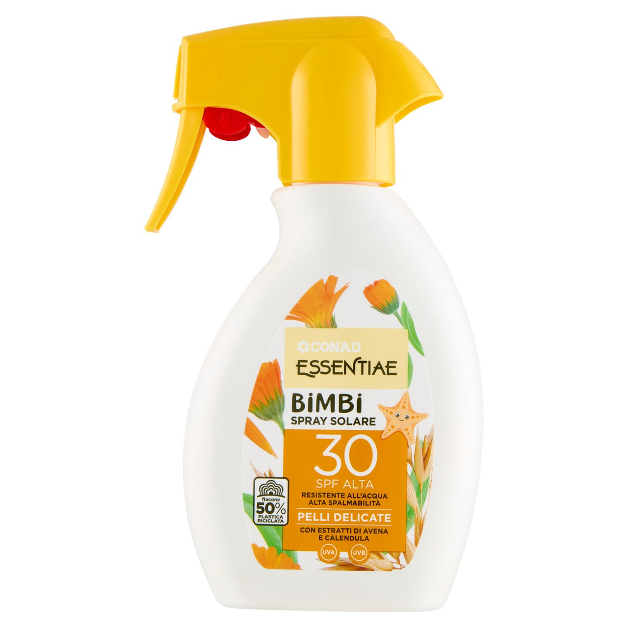 CONAD Essentiae Bimbi Spray Solare 30 SPF Alta Pelli Delicate 200 ml