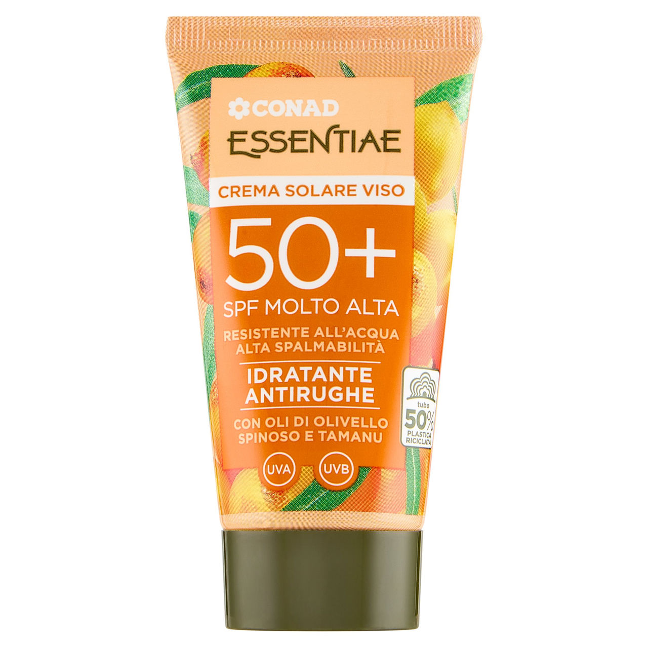CONAD Essentiae Crema Solare Viso 50  SPF Molto Alta Idratante Antirughe 50 ml