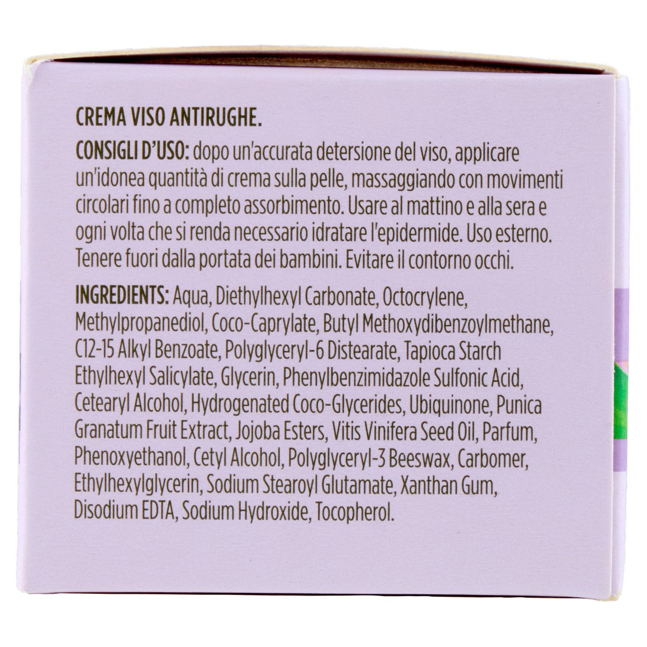 Essentiae Crema Viso Antirughe per pelli mature