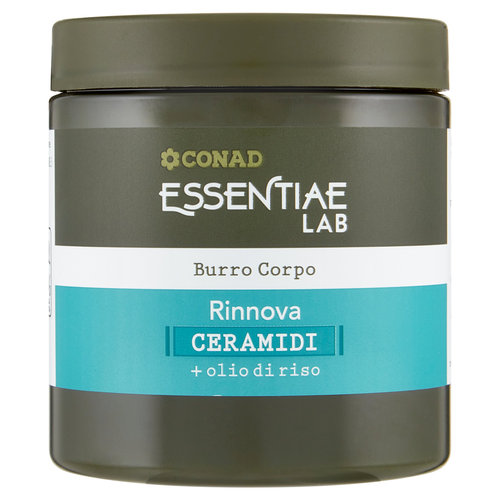 CONAD Essentiae Lab Burro Corpo Rinnova Ceramidi   olio di riso 250 ml