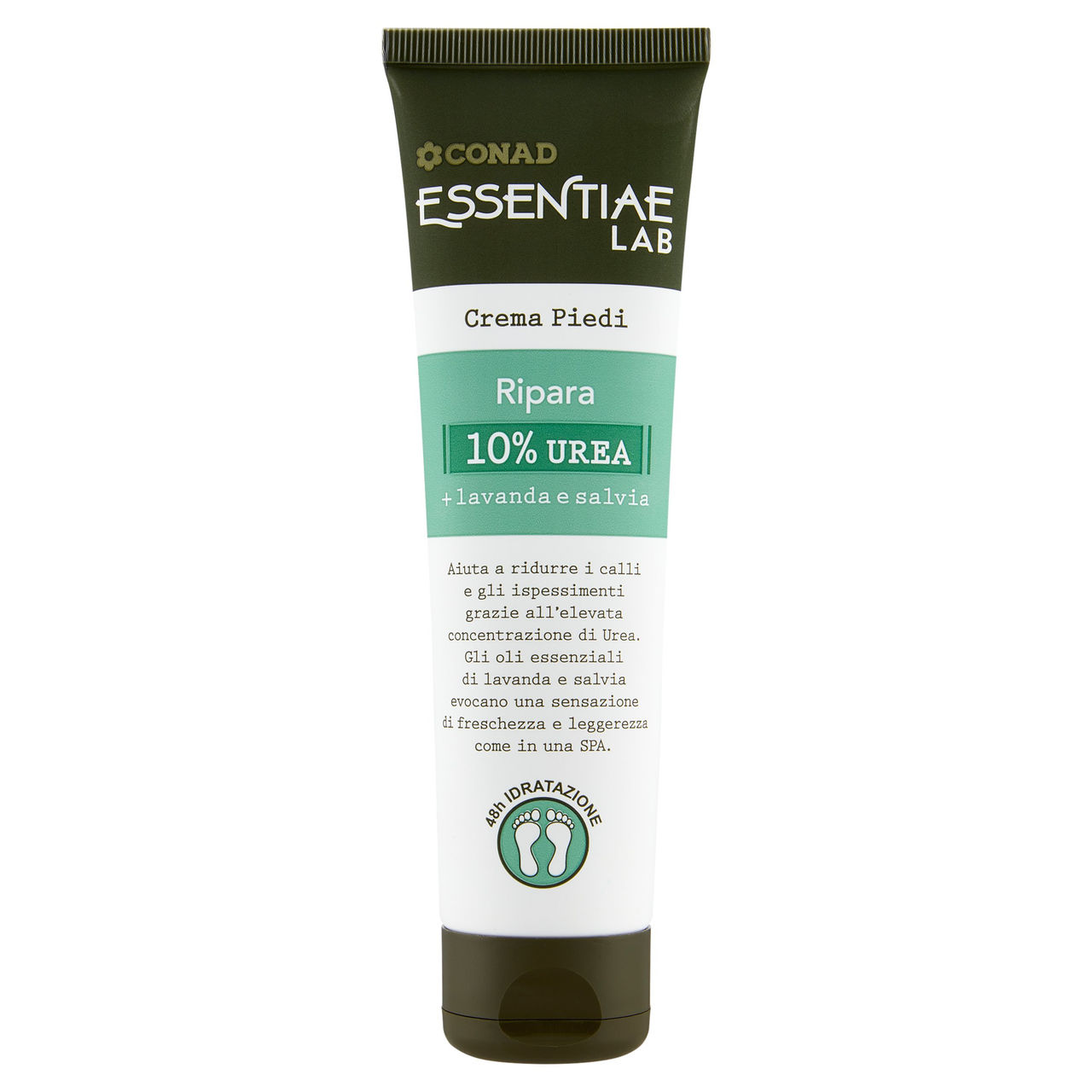 CONAD Essentiae Lab Crema Piedi Ripara 10% Urea + lavanda e salvia 100 ml