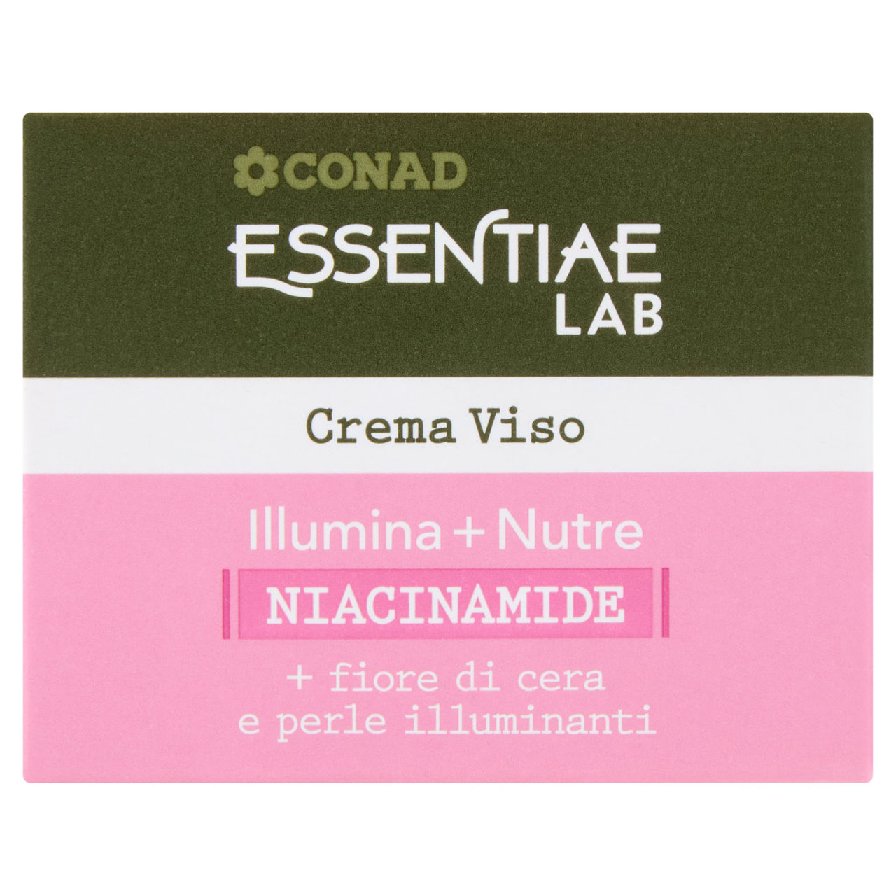 CONAD Essentiae Lab Crema Viso Illumina   Nutre Niacinamide   fiore di cera e perle illuminanti 50ml