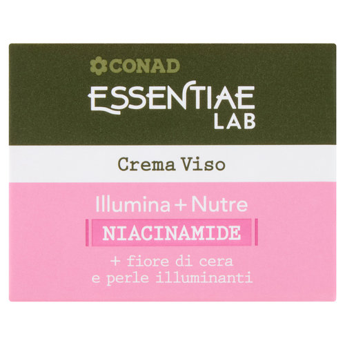 CONAD Essentiae Lab Crema Viso Illumina   Nutre Niacinamide   fiore di cera e perle illuminanti 50ml