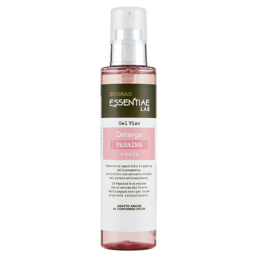 CONAD Essentiae Lab Gel Viso Deterge Papaina   mela 150 ml