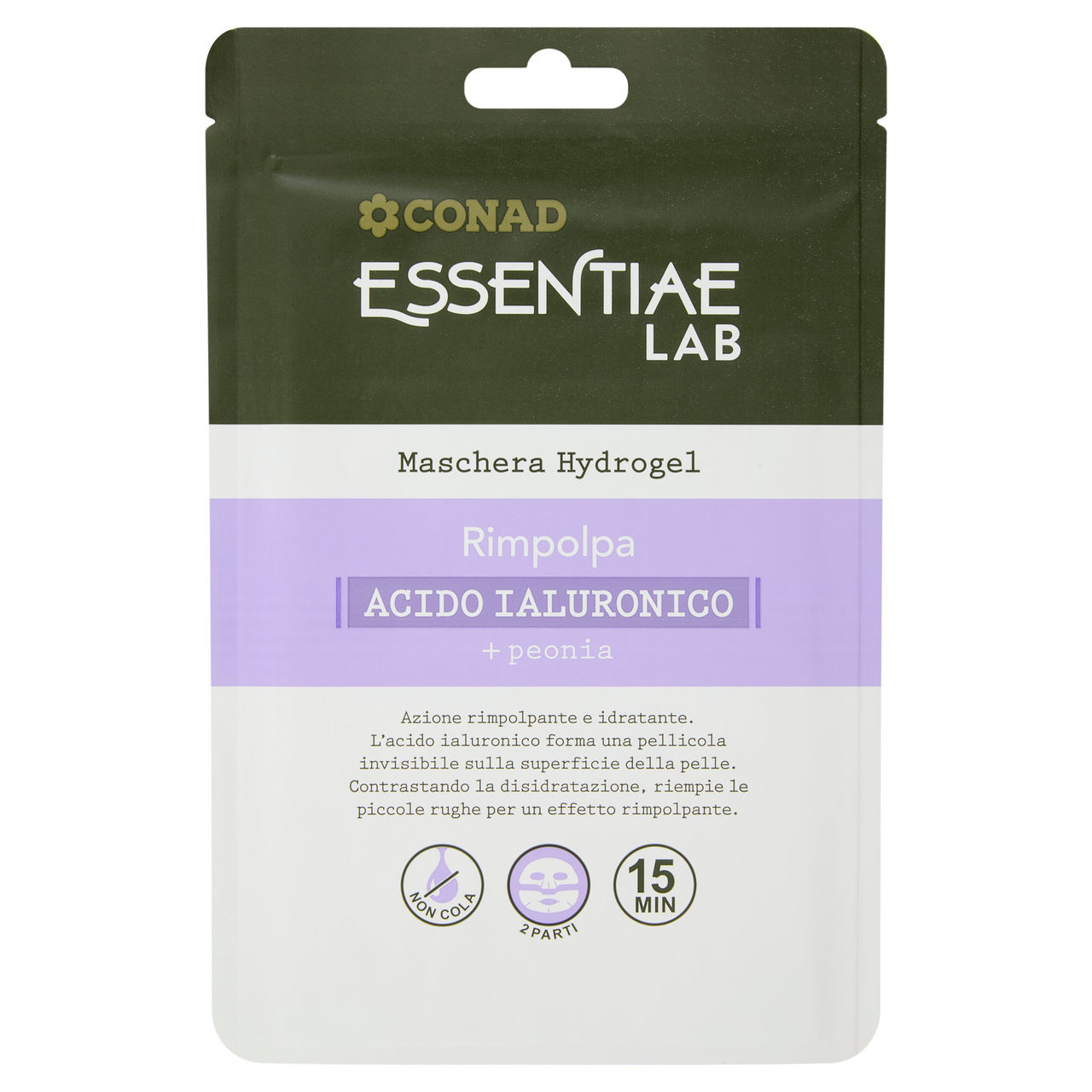CONAD Essentiae Lab Maschera Hydrogel Rimpolpa 1 pz