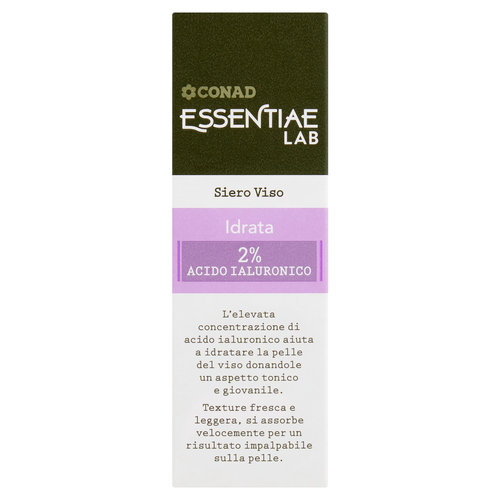 CONAD Essentiae Lab Siero Viso Idrata 2% Acido Ialuronico 30 ml
