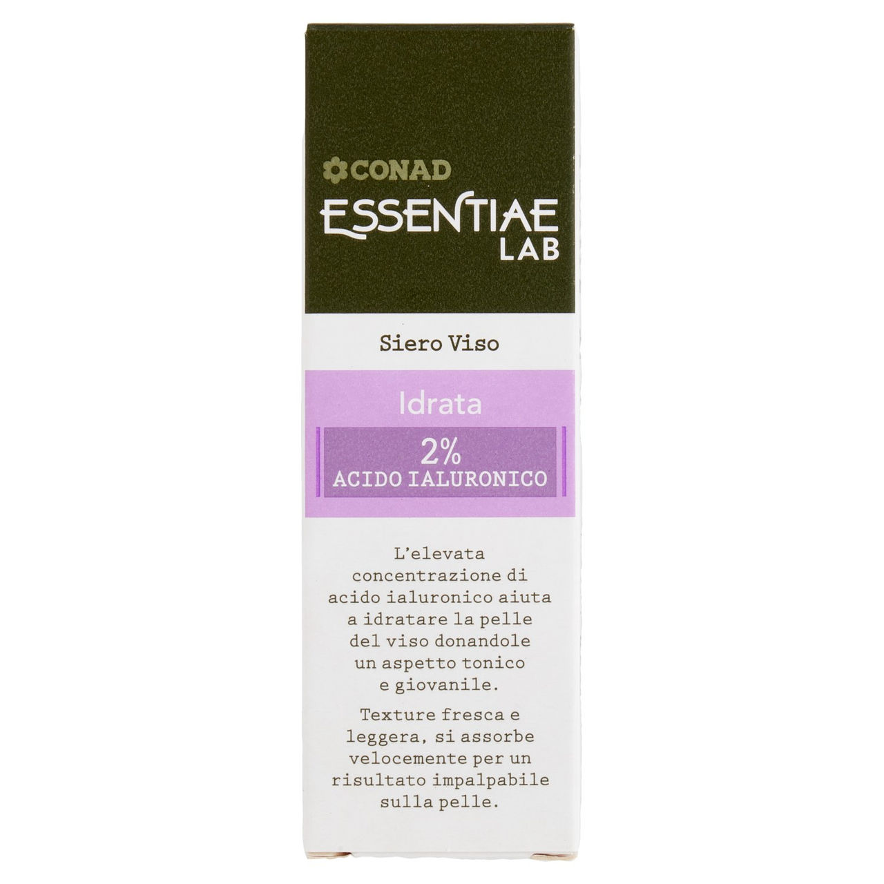 CONAD Essentiae Lab Siero Viso Idrata 2% Acido Ialuronico 30 ml