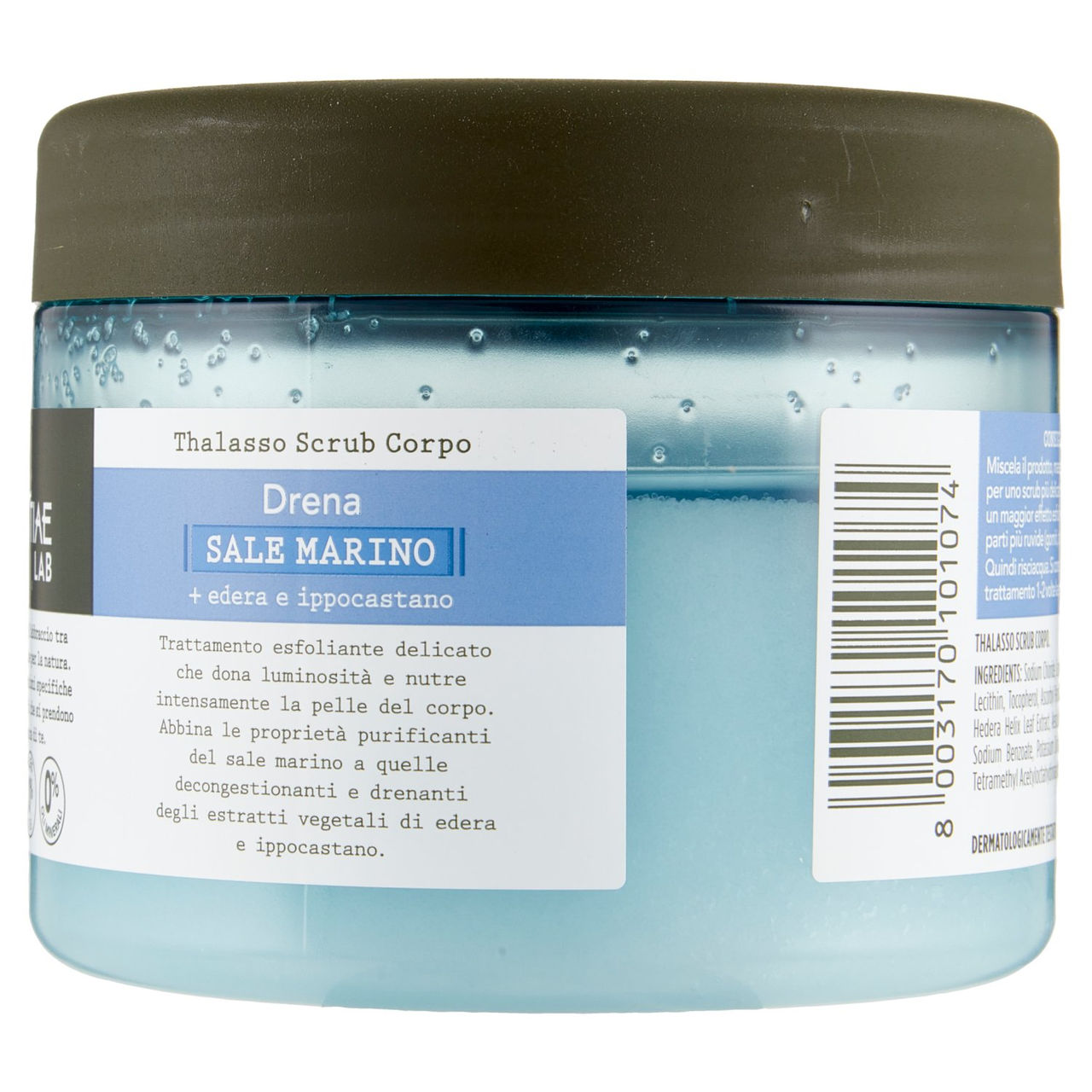 CONAD Essentiae Lab Thalasso Scrub Corpo Drena Sale Marino   edera e ippocastano 600 g