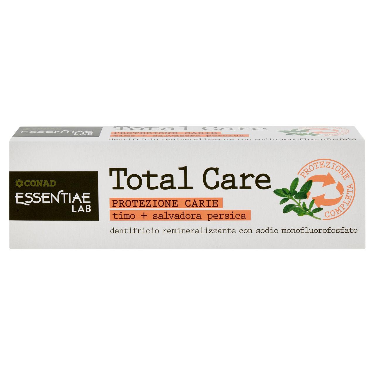 CONAD Essentiae Lab Total Care Protezione Carie dentifricio remineralizzante 75 ml