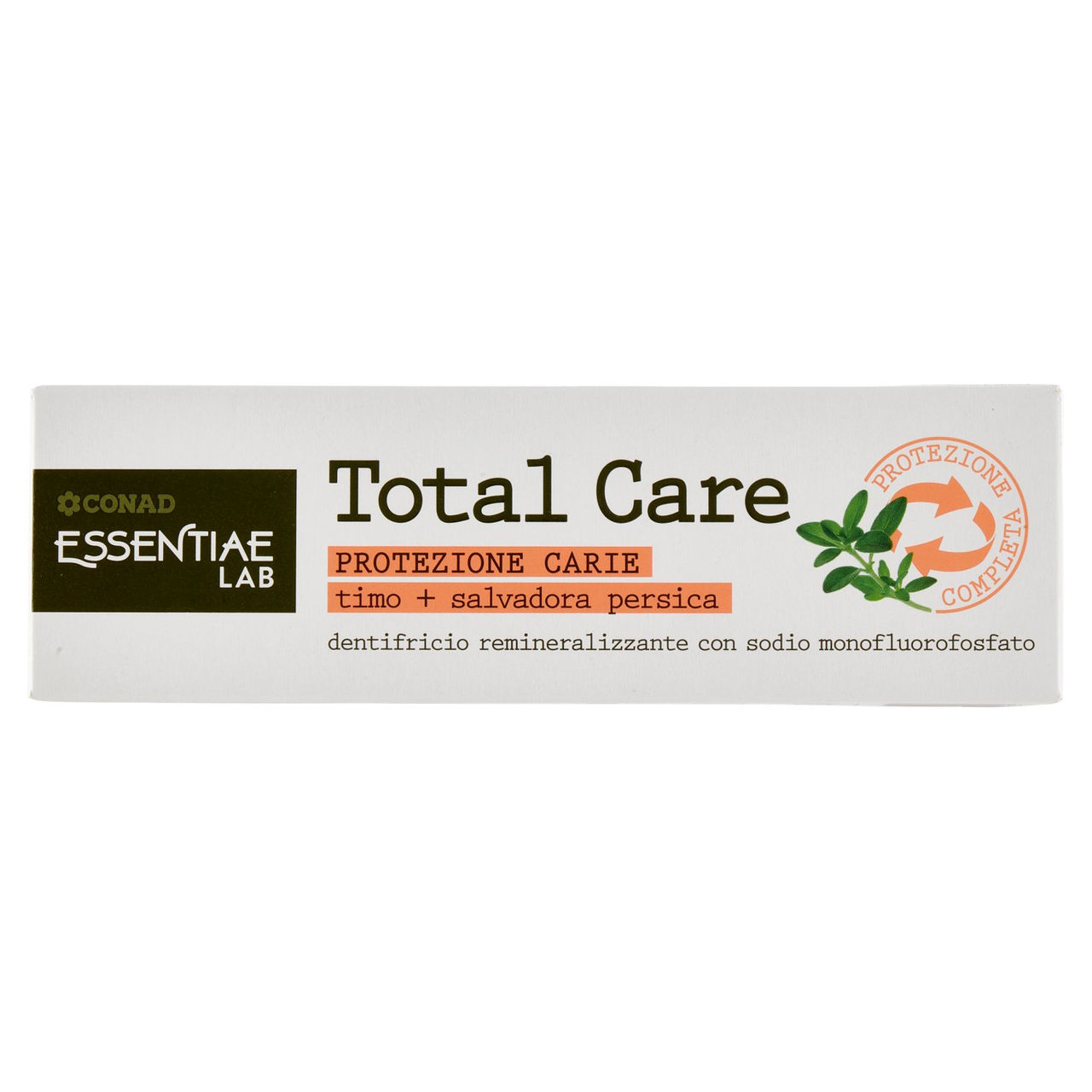 CONAD Essentiae Lab Total Care Protezione Carie dentifricio remineralizzante 75 ml