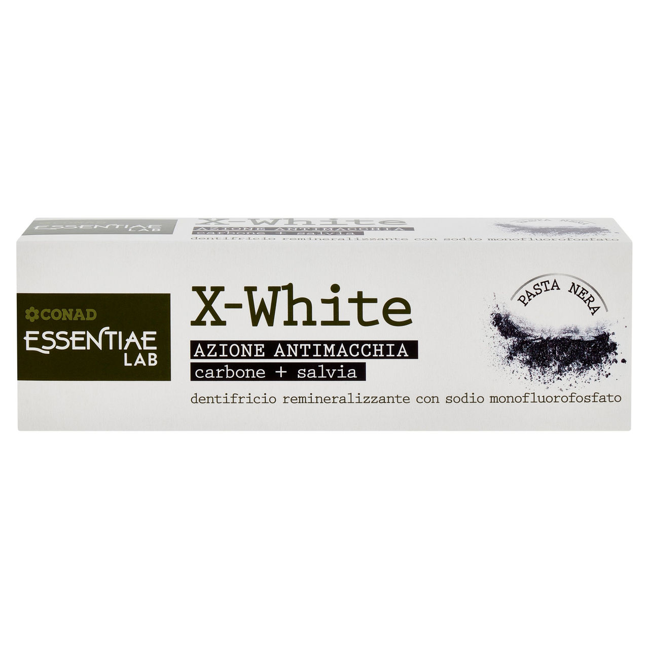 CONAD Essentiae Lab X-White Azione Antimacchia dentifricio remineralizzante 75 ml