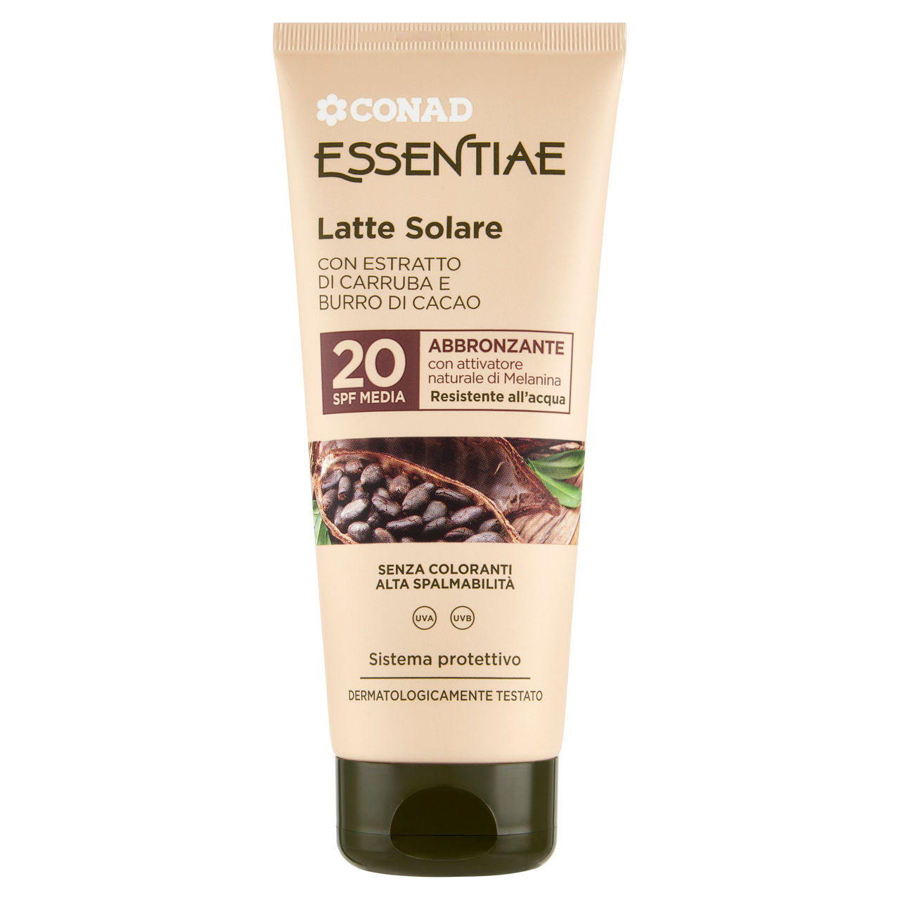 Latte Solare 20 SPF con Melanina Essentiae