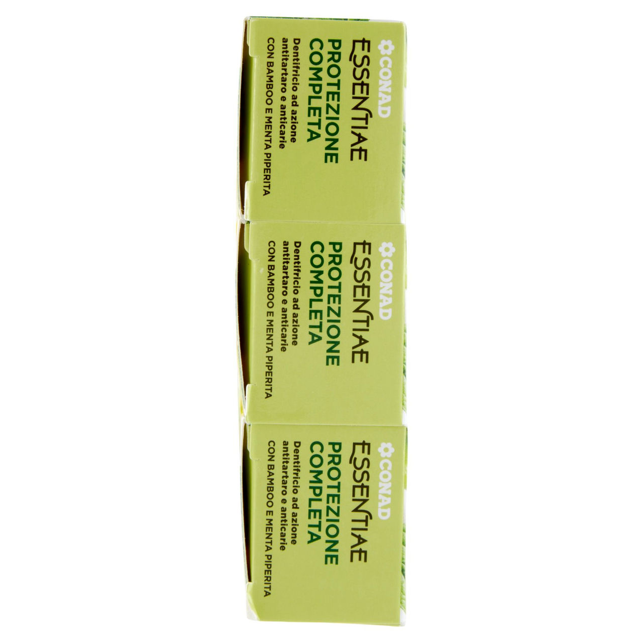 CONAD Essentiae Protezione Completa Dentifricio ad azione antitartaro e anticarie 3 x 75 ml