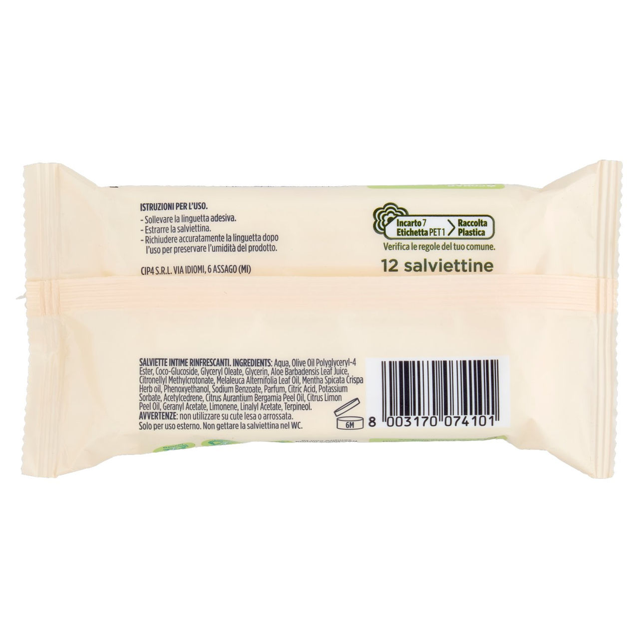 Salviettine Intime Rinfrescanti 12pz Conad online
