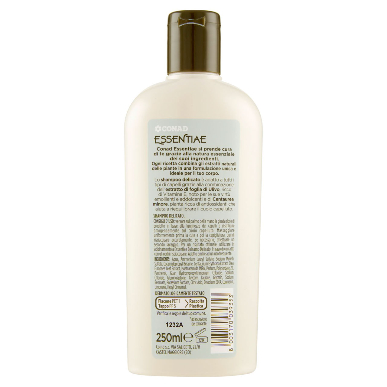 Essentiae Shampoo Delicato 250 ml Conad