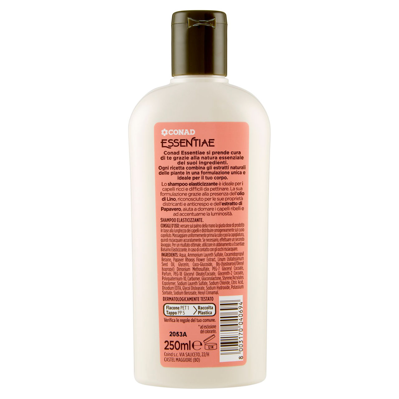 CONAD Essentiae Shampoo Elasticizzante 250 ml