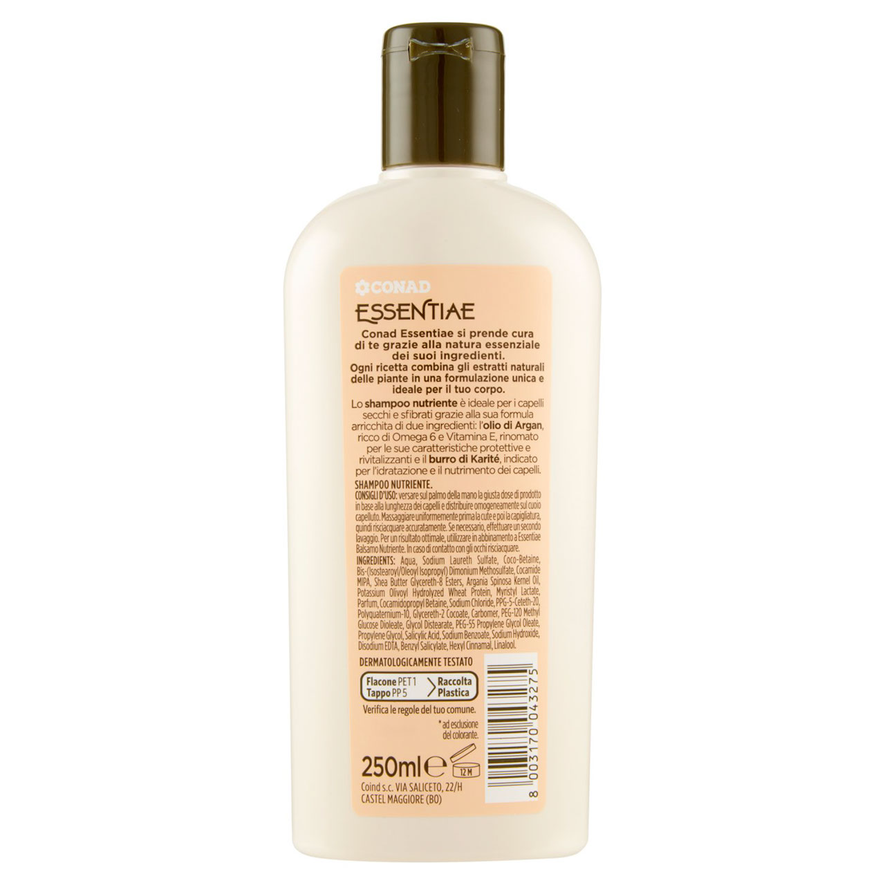 Shampoo Nutriente 250 ml Conad in vendita online