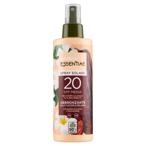 CONAD Essentiae Spray Solare 20 SPF Media Abbronzante 200 ml
