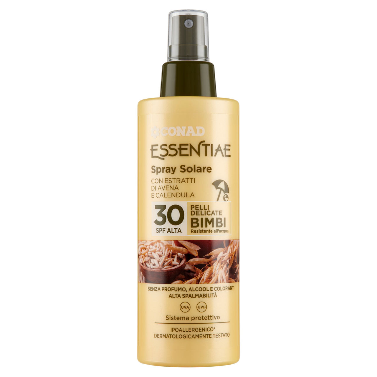 Spray solare 30 SPF Bimbi Conad in vendita online