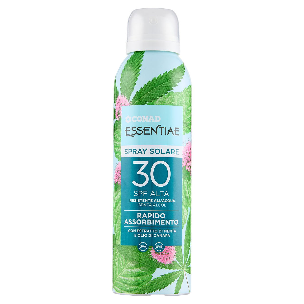 CONAD Essentiae Spray Solare 30 SPF Alta Rapido Assorbimento 200 ml