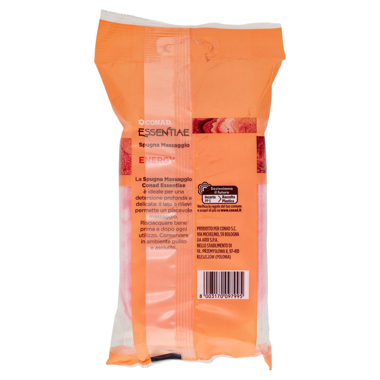 CONAD Essentiae Spugna Massaggio Energy