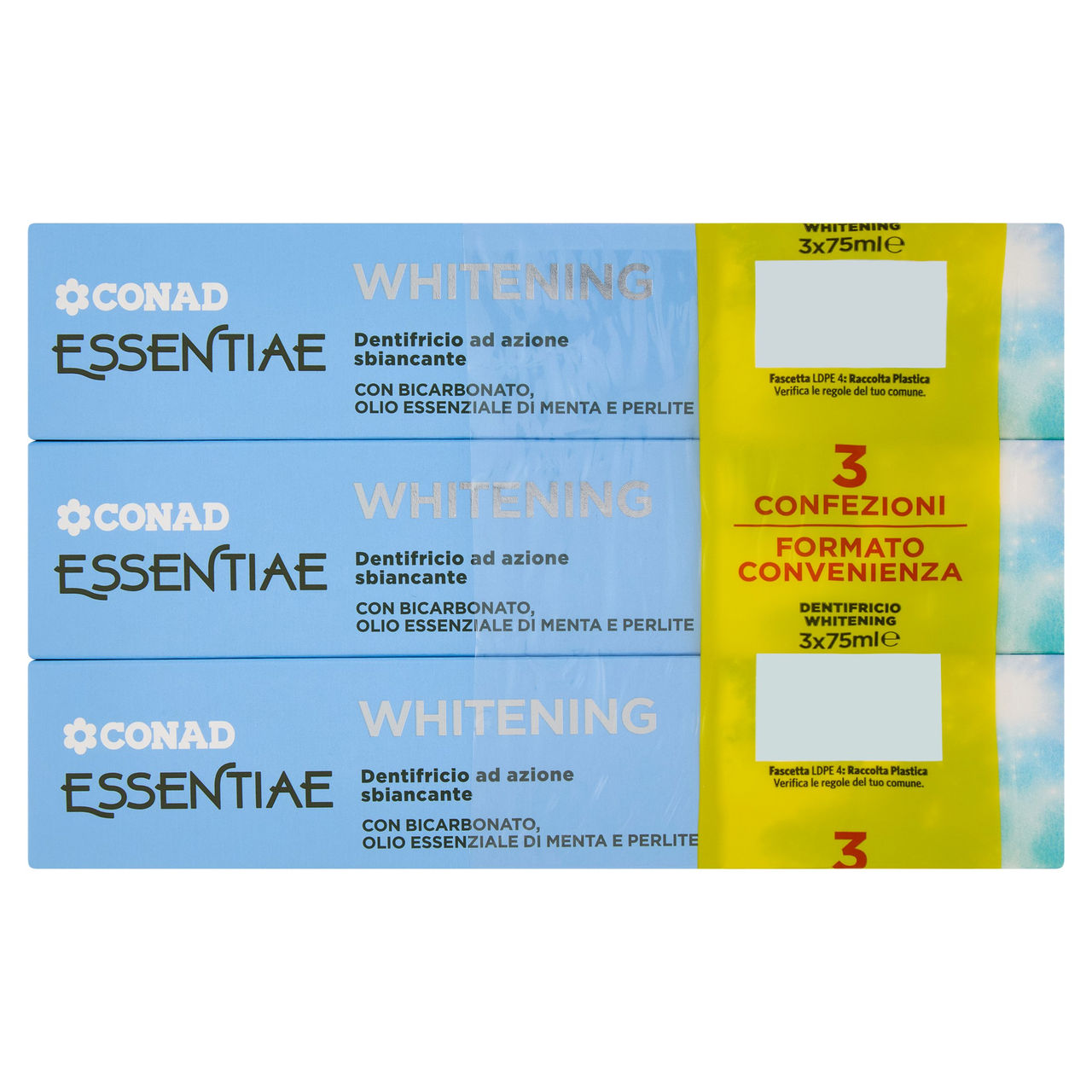 Whitening Dentifricio Ad Azione Sbiancante 3 X 75ml Conad In Vendita Whitening Dentifricio Ad Azione Sbiancante 3 X 75ml Conad In Vendita