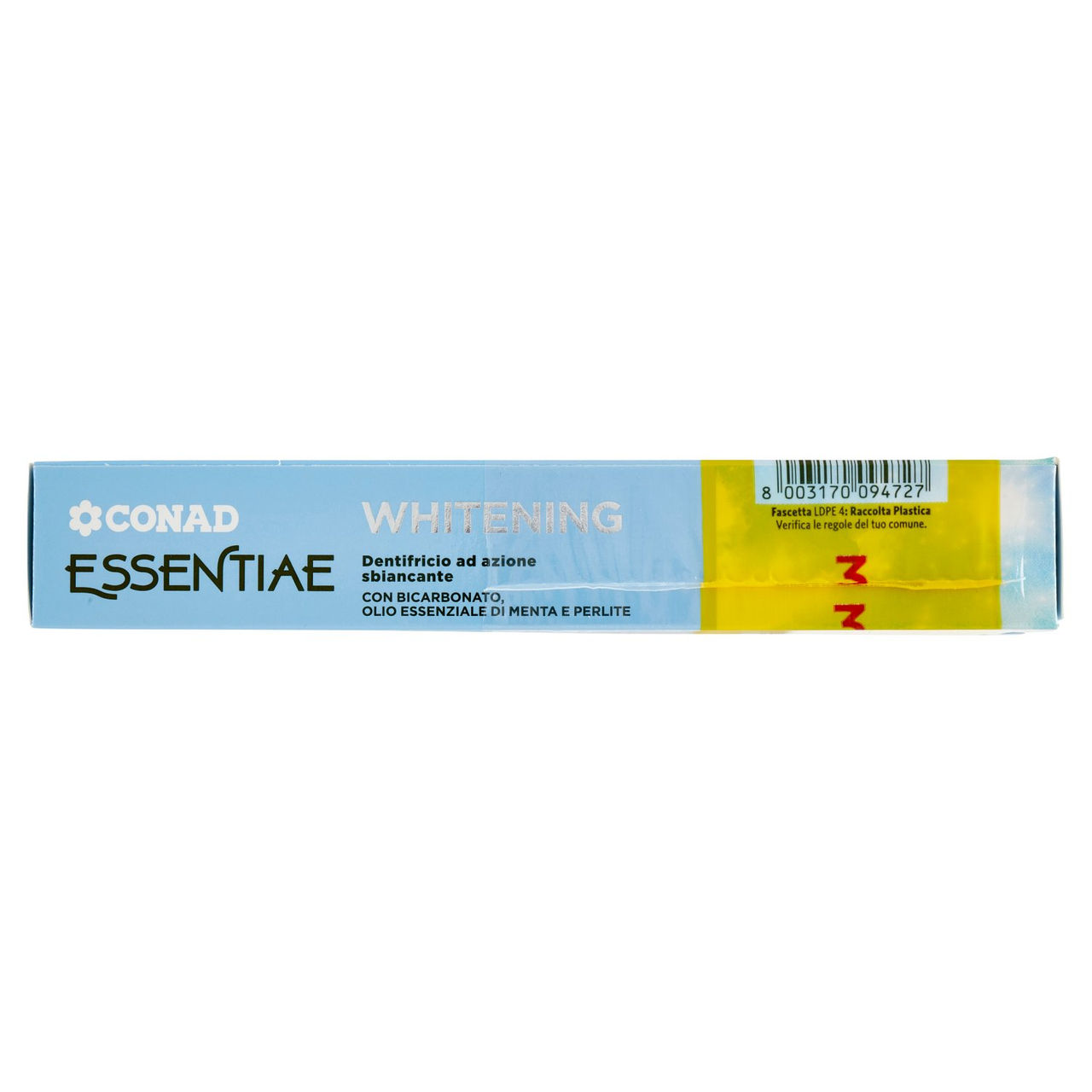 CONAD Essentiae Whitening Dentifricio ad azione sbiancante 3 x 75 ml