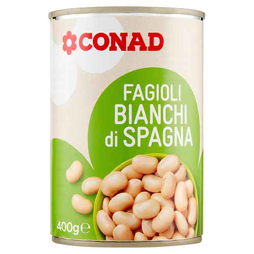 Fagioli Bianchi di Spagna in scatola da 400 grammi