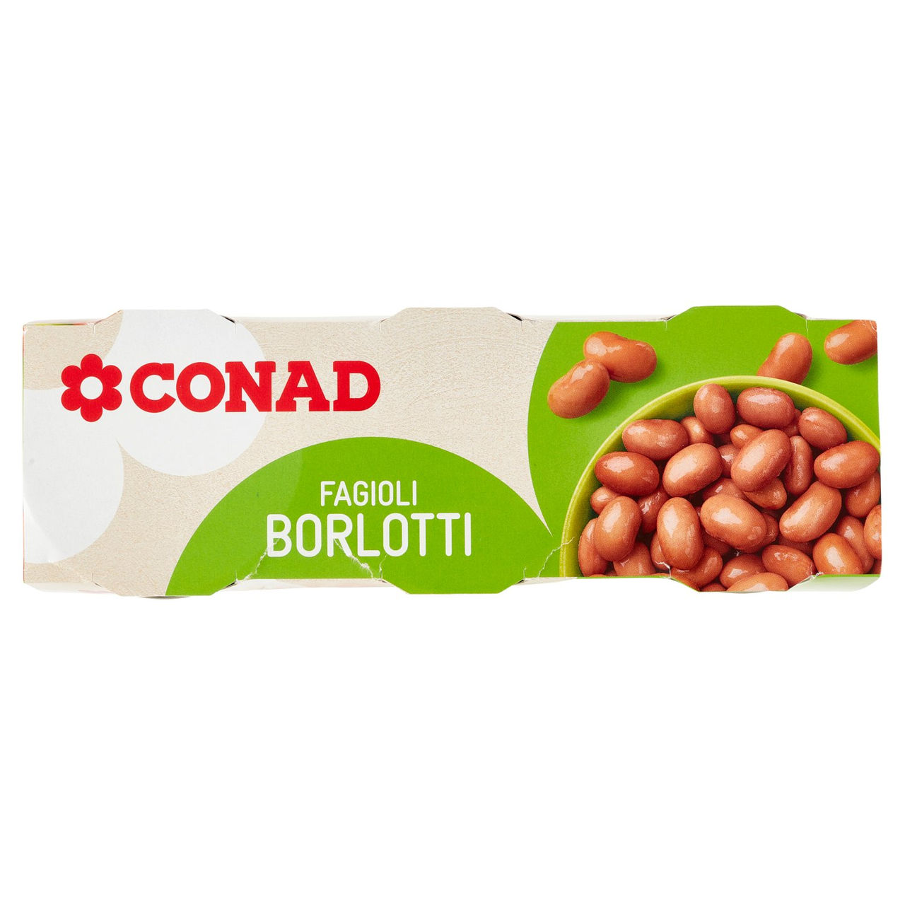 Fagioli Borlotti 3 x 400 g Conad in vendita online