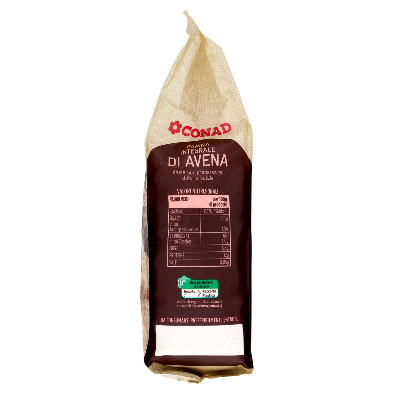 Farina Integrale di Avena 500 g Conad