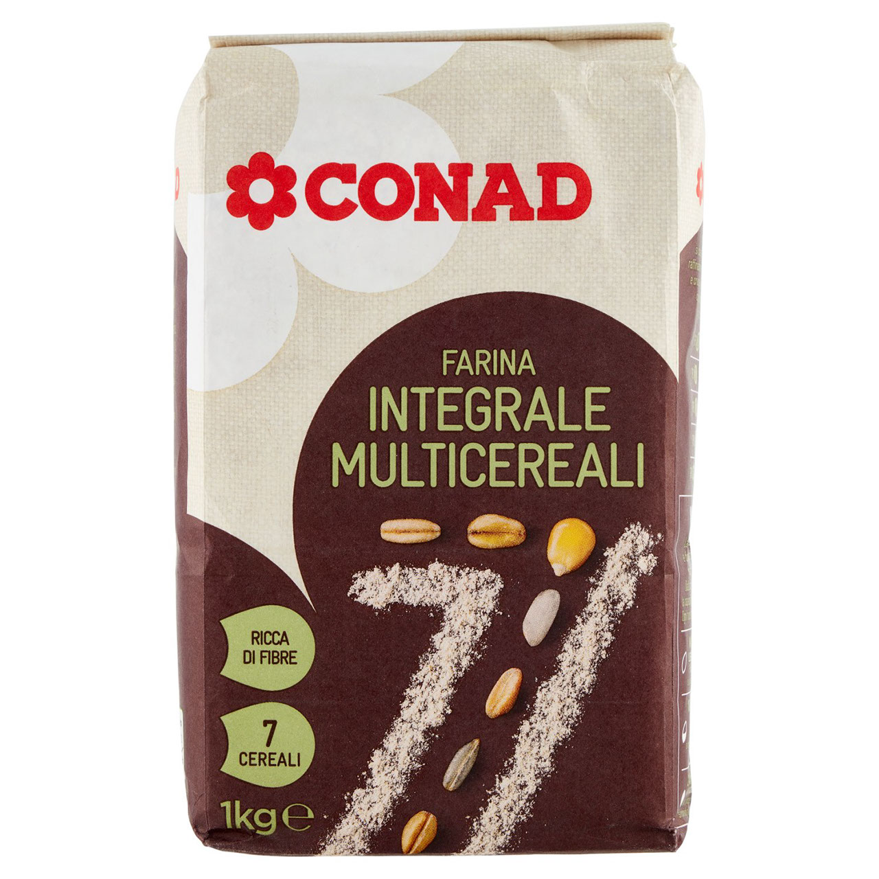 Farina Integrale Multicereali 1 kg Conad | Conad